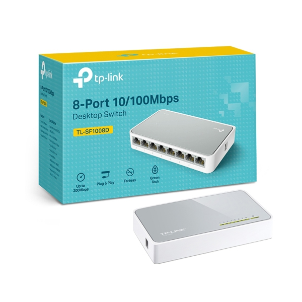 Switch Tplink TL-SF1008D - 8-Port 10/100Mps