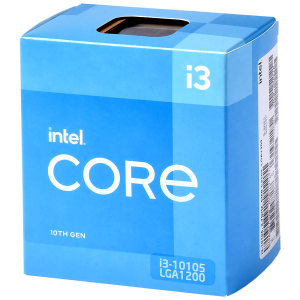 CPU Intel Core i3-10105 (3.7GHz turbo up to 4.4Ghz, 4 nhân 8 luồng, 6MB Cache, 65W) - Socket Intel LGA 1200

