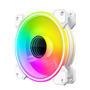 Fan case Coolmoon WF1 RGB LED viền trắng