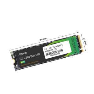 Ổ cứng SSD Apacer AS2280P4 512GB PCIe NVMe 3x4 (Đoc 2100MB/s, Ghi 1500MB/s) - (AP512GAS2280P4-1)